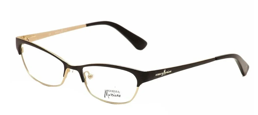 GUESS BY MARCIANO GM199 BLACK GOLD EYEGLASSES FRAMES 52-16-135 AUTHENTIC WOMENS